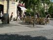  terrasse de café, rue Rockefeller